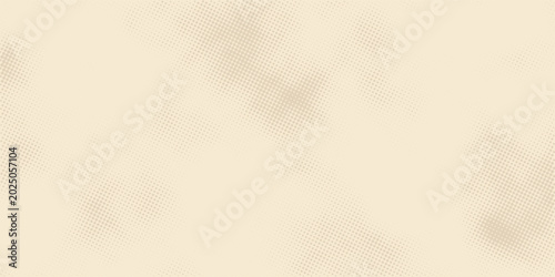 Abstract distressed parchment texture featuring grunge grain paper effect and neutral beige dot gradient, ideal for scrapbook, invitation, banner, and editorial backgrounds.