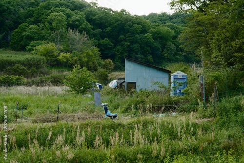 農地に設置された小屋