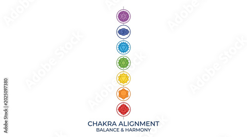 фотографія Chakra Alignment Balance Harmony Symbols
