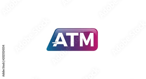 Automated Teller Machine Banking Logo.