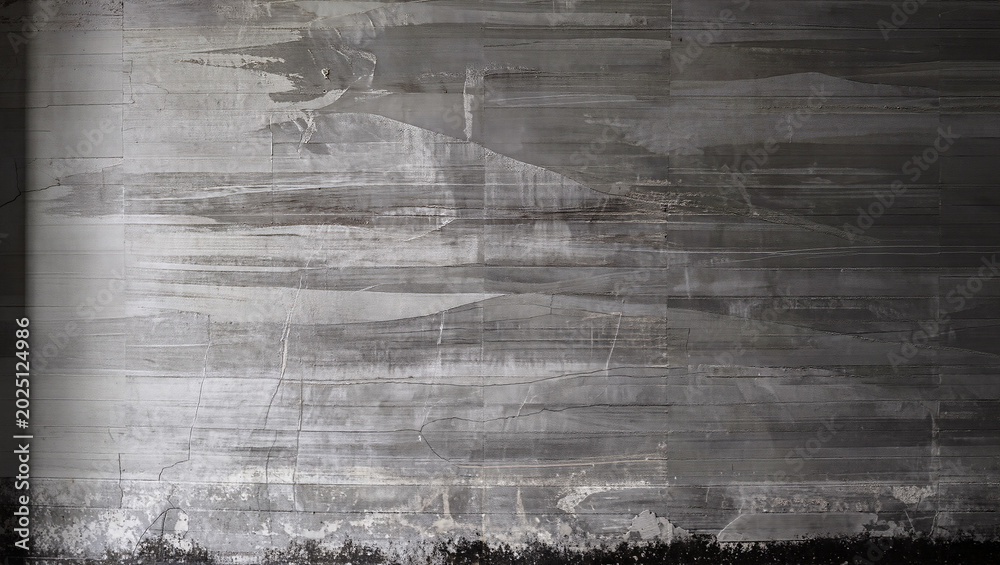 Obraz premium Weathered Concrete Wall with Industrial Gritty Texture