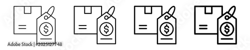 Foto Product Pricing   Icon Set Different Style Collection
