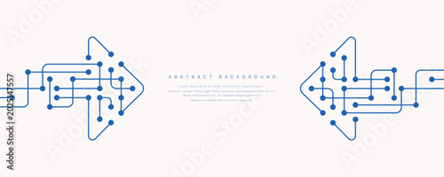 Abstract arrow background. Technology background. High speed.	