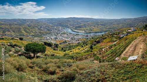 view of the douro valley in portugal