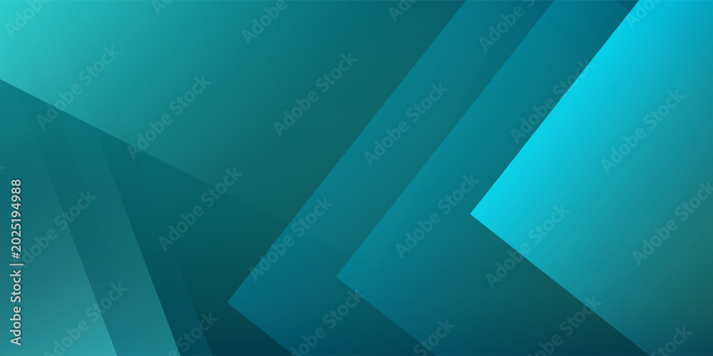 Obraz premium Abstract dark green geometric shape background. Dynamic shapes composition. Fit for presentation design. wallpapers eps10