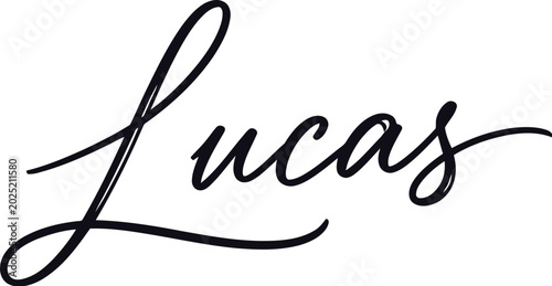 Lucas calligraphy script offers a polished and timeless look for various editorial uses.