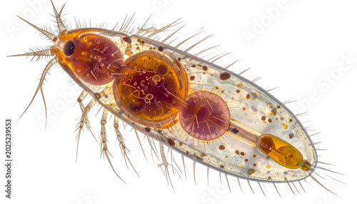 Microscopic Single Cell Paramecium Protozoa Organism Transparent PNG