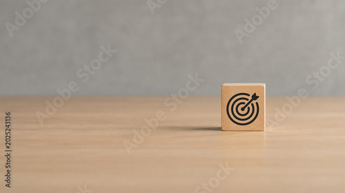 Schilderij op canvas Business goals concept