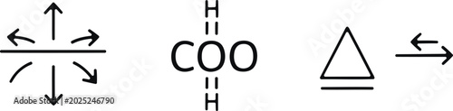 Photos Chemical reaction diagram with arrows and molecular structures
