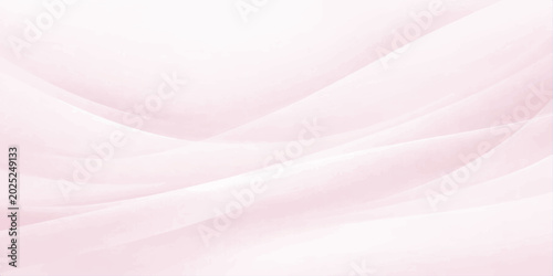Foto Soft Pink Silk Satin Wave Fabric Background with Smooth Flowing Texture Design