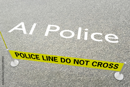 AI Police concept