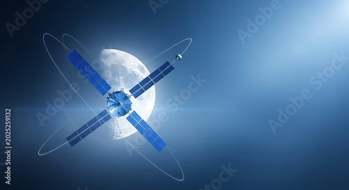 Moon Satellite Orbit.