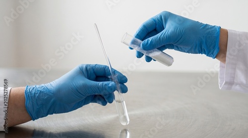 Medical Testing and Laboratory Sample Collection Healthcare Concept