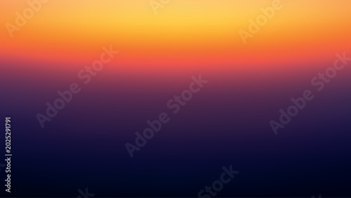 Foto Sunset Gradient Background - Orange and Purple Sky