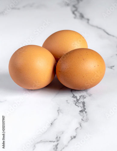 Three eggs