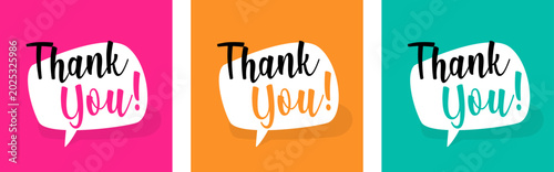 Tableau sur toile Thank you!
