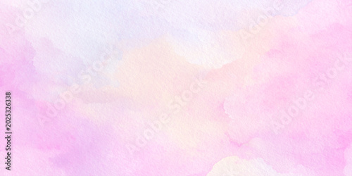 Obraz na płótnie Soft pink watercolor background with pastel hues and blended colors for design a