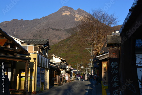 大分 湯布院温泉の町並み
