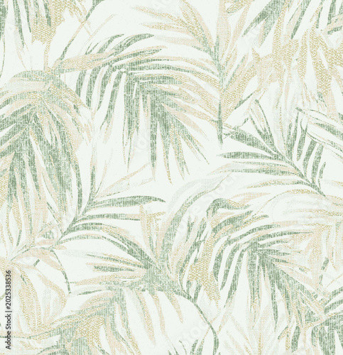 Vintage and Tropical Floral Seamless Pattern Collection in Soft Tones