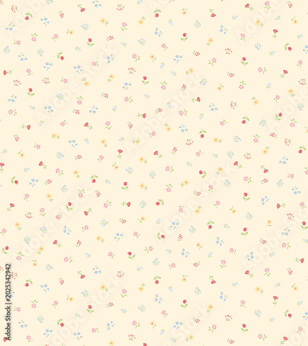 Soft Pastel Seamless Pattern Collection with Floral Tropical and Holiday Motifs