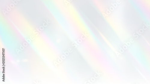Quadro su tela Diamond crystal rainbow prism sparkle light refraction with transparent optical holographic overlay glowing flare and futuristic abstract background