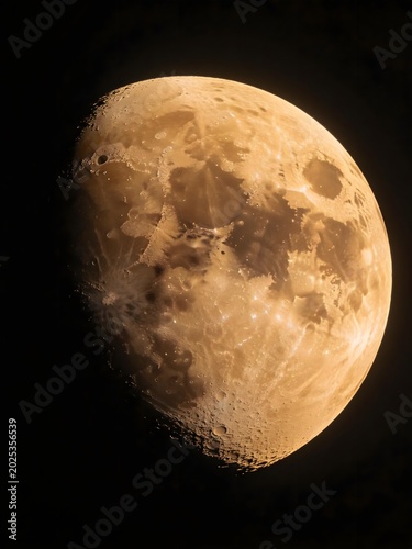 moon in the night sky