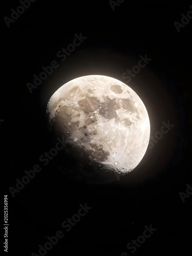 full moon in night sky