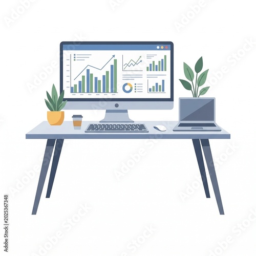 Corporate Workspace Analytics Monitor Business Dashboard