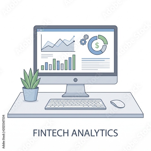 Financial Technology Analytics Dashboard Fintech Data Innovation