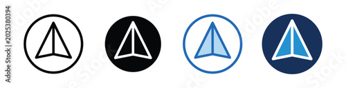 Fotografía Navigation  icon Collection With Multiple Styles