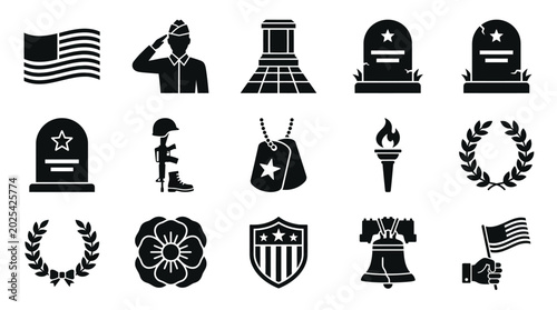 Canvastavla Memorial day may 27 usa icons tributes to fallen military heroes