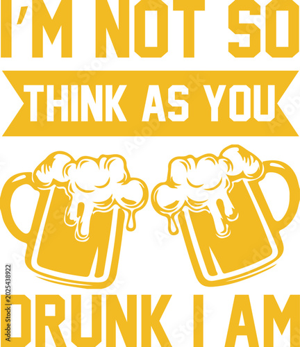 Photos Funny drunk person clinking beer mugs with friends illustration