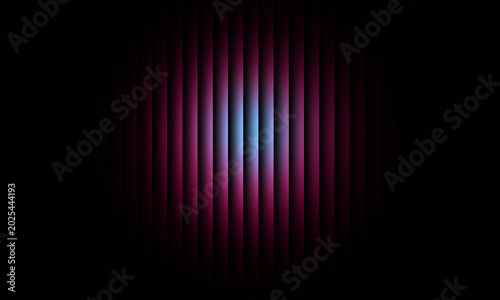 Obraz na płótnie Abstract light photograph showcasing vibrant purple and blue glowing vertical li