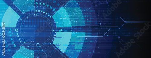 Digital cyberspace background representing big data, cloud computing, and AI