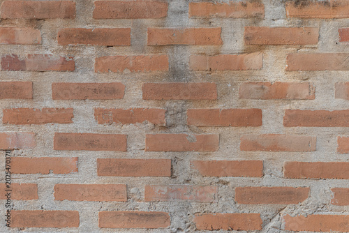 Old Red Brick Wall Texture Background