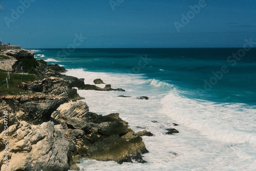 waves on the beach