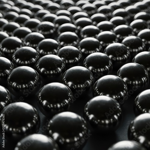 A large group of identical spherical metallic objects resting on a surface, demonstrating uniformity in size, shape, and composition ,spherical ,resemblance ,likeness