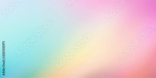 Fotografía Bright abstract watercolor background with a colorful geometric pattern, blurred