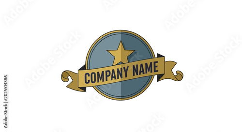Tableau sur toile 3D Golden Domain Arrow Pointing to COM Website Address on Blue Globe Icon