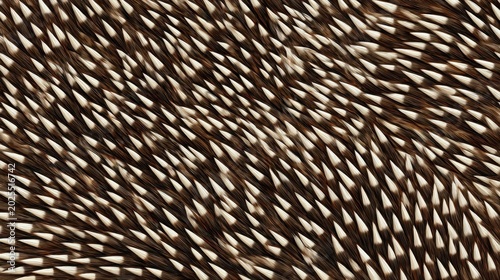 Close Up Detail of Porcupine Quills Creating a Natural Textured Background