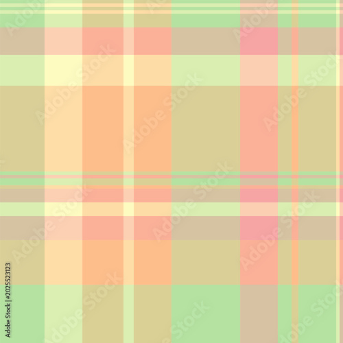 Nobility seamless texture textile, dimensional vector plaid pattern. Custom fabric background check tartan in light and yellow colors.