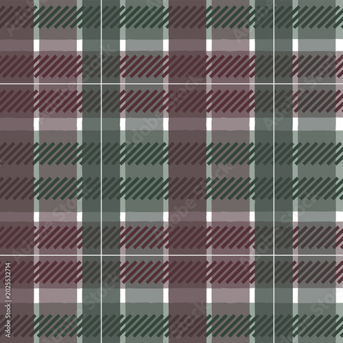 Original scottish texture, tartan and plaid. Seamless vector pattern