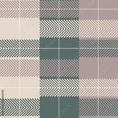Original scottish texture, tartan and plaid. Seamless vector pattern