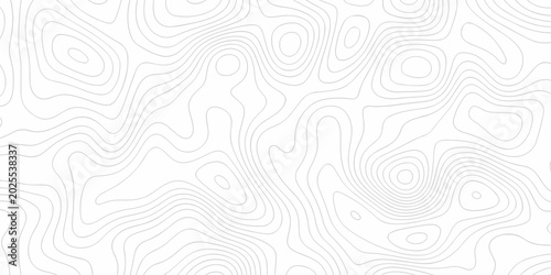 Minimal topography map area wallpaper. paper line. Topographic contour lines grid map fabric pattern. Geographic mountain relief. Contour hiking design.