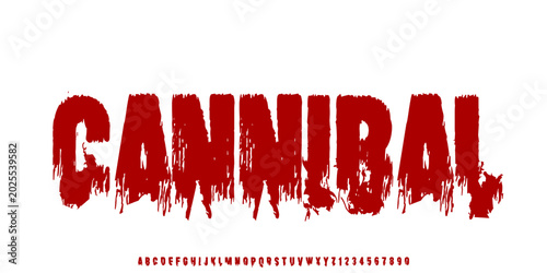 Photos Cannibal font