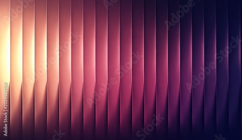Sleek gradient panel composition