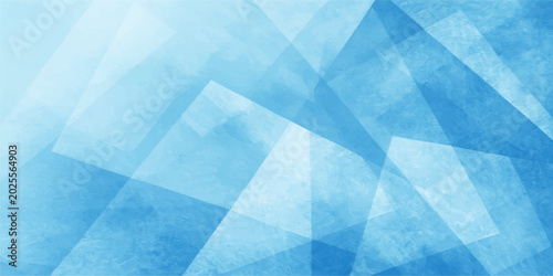 Fotografía A light blue abstract geometric background featuring a modern digital pattern of