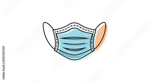 Konstfotografi Protective Face Mask for Safety.