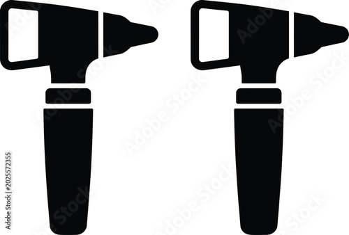 Billede på lærred Two dental tools with different angled tips for oral examinations