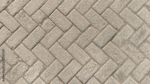 Bild auf Leinwand Full Frame Interlocking Paving Block Pattern Texture for Urban Flooring and Arch
